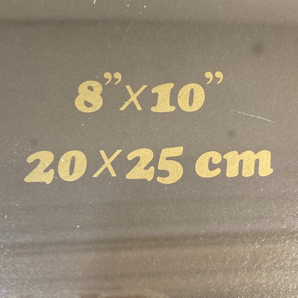 Vintage MCM Silver Gold Aluminum Metal Photo Picture Frame 8 X 10" Minimalist - Picture 8 of 16